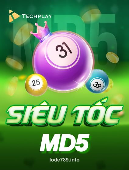 Techplay Lo De MD5 - Trò chơi xổ số minh bạch tại lode789